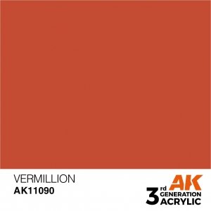 AK Interactive AK11090 VERMILLION – STANDARD 17ml