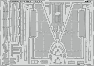 Eduard 23039 Spitfire Mk. IXc engine & undercarriage AIRFIX 1/24