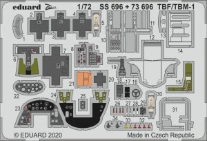 Eduard SS696 TBF/ TBM-1 Avenger 1/72 HASEGAWA