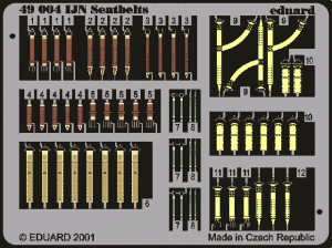 Eduard 49004 Seatbelts IJN 1/48