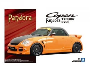 Aoshima 05543 Copen Pandora Type887 Evo L880K 1/24