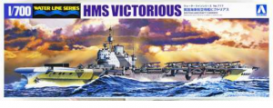 Aoshima 05106 British Aircraft Carrier HMS Victorious Water Line Series No. 717 1/700
