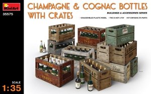 MiniArt 35575 Champagne & cognac bottles w/crates 1:35