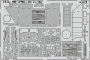 Eduard 72575 MiG-15/ MiG-15bis exterior 1/72 EDUARD