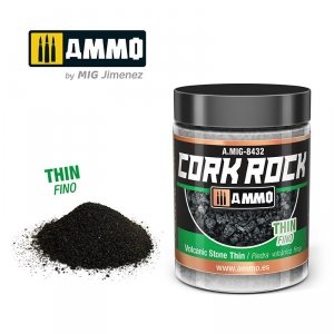 AMMO of Mig Jimenez 8432 CREATE CORK Volcanic Rock Thin 100ml