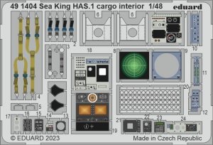 Eduard 491404 Sea King HAS.1 cargo interior Airfix 1/48