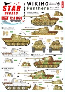 Star Decals 72-A1070 Wiking # 1. 1/72