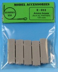 Eureka XXL E-013 Wooden Ammo Boxes for 7.5 cm Kw.K.42 1:35