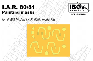 IBG 72M009 I.A.R. 80/81 PAINTING MASKS for all IBG Models I.A.R. 80/81 model kits 1/72
