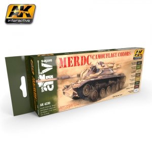 AK Interactive AK4230 MERDC CAMOUFLAGE COLORS