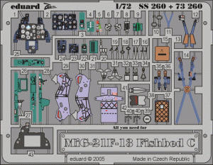 Eduard 73260 MiG-21F-13 Fishbed C 1/72 REVELL