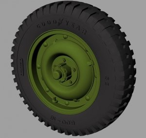 Panzer Art RE35-527 Willys MB “Jeep” road wheels (Goodyear) 1/35