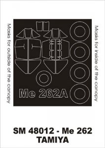 Montex SM48012 Me-262A-1a TAMIYA