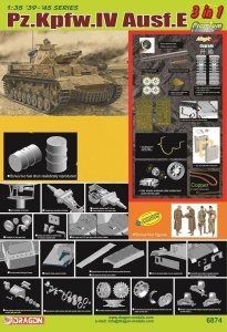 Dragon 6874 Pz.Kpfw. IV Ausf. E 3 in 1 Premium Edition 1/35