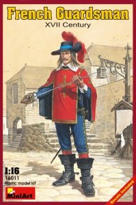 MiniArt 16011 FRENCH GUARDSMAN XVII CENTURY 1/16