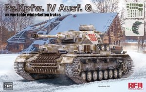 Rye Field Model 5102 Pz.Kpfw.IV Ausf.G w/Winterketten 1/35