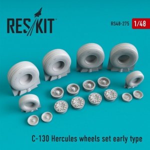RESKIT RS48-0275 C-130 Hercules wheels set early type 1/48