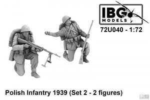 IBG 72U040 Polish Infantry 1939 Set 2 (3d printed - 2 figures) 1/72