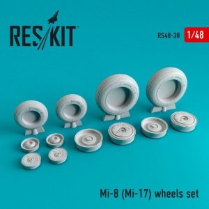RESKIT RS48-0038 Mi-8 (Mi-17) wheels set  1/48