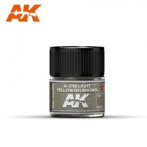 AK Interactive RC314 A-21M LIGHT YELLOWISH BROWN 10ML