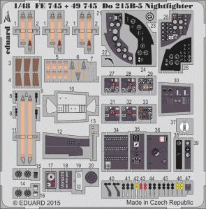 Eduard FE745 Do 215B-5 Nightfighter ICM 1/48