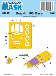 Special Hobby M48011 Bugatti 100 Racer (for Special Hobby kit) 1/48