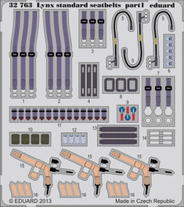 Eduard 32763 Lynx Mk.88 seatbelts 1/32 Revell