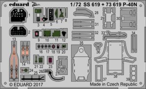 Eduard SS619 P-40N SPECIAL HOBBY 1/72