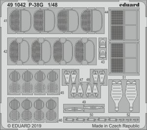 Eduard 491042 P-38G 1/48 TAMIYA