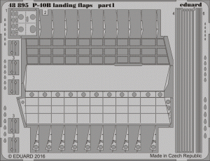 Eduard 48895 P-40B landing flaps  AIRFIX 1/48