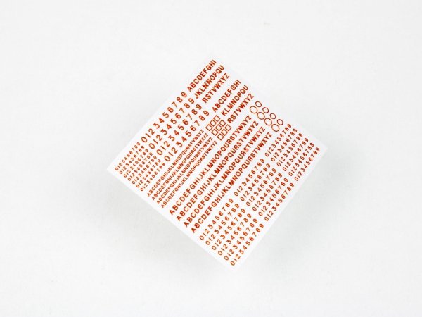Red Fox Studio QS-35016 Numbers and Letters for British AFV's vol.01 1/35