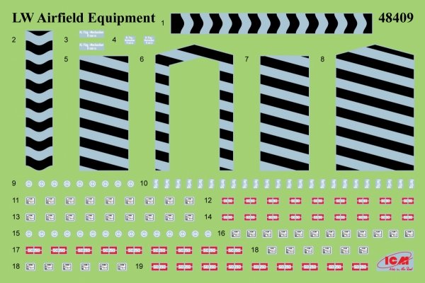ICM 48409 Luftwaffe Airfield Equipment 1/48
