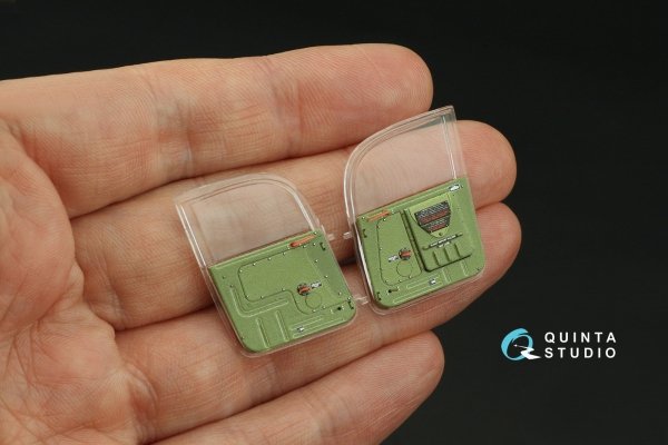 Quinta Studio QD32225 P-39N/Q Airacobra interior 3D-Printed coloured Interior on decal paper (Special Hobby) 1/32