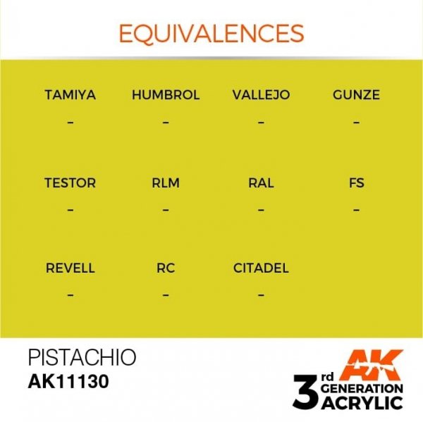 AK Interactive AK11130 PISTACHIO – STANDARD 17ml