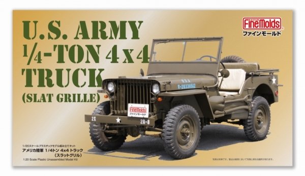 Fine Molds 82001 U.S. Army 1/4-ton 4x4 Truck Slat Grille 1/20