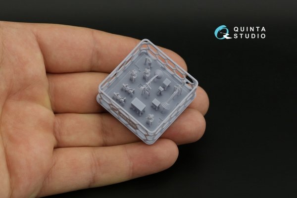 Quinta Studio QD+48358 Ka-27PL Trainer version 3D-Printed coloured Interior on decal paper (Hobby Boss) (with 3D-printed resin parts) 1/48
