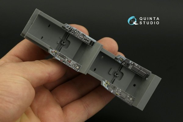 Quinta Studio QDS-32156 F/A-18D late 3D-Printed &amp; coloured Interior on decal paper (Academy) (Small version) 1/32