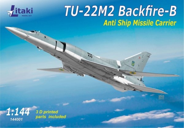 Litaki 144001 Tu-22M2 Backfire-B Anti-Ship Missile Carrier 
