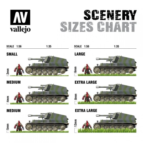 Vallejo Scenery SC413 Wild Tuft – Dense Green