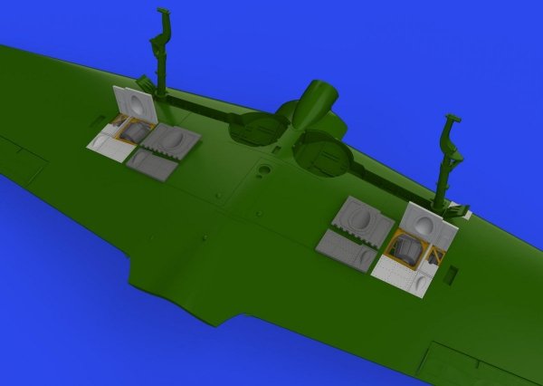 Eduard 648883 A6M3 gun bays short barrel PRINT EDUARD 1/48