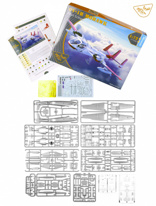 Clear Prop! CP72038 OV-1B Mohawk &quot;Pilot School&quot; ADVANCED KIT 1/72
