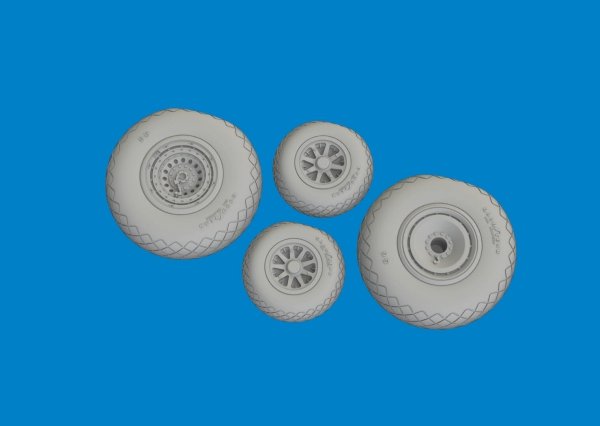 Eduard 672380 B-24H wheels AIRFIX 1/72