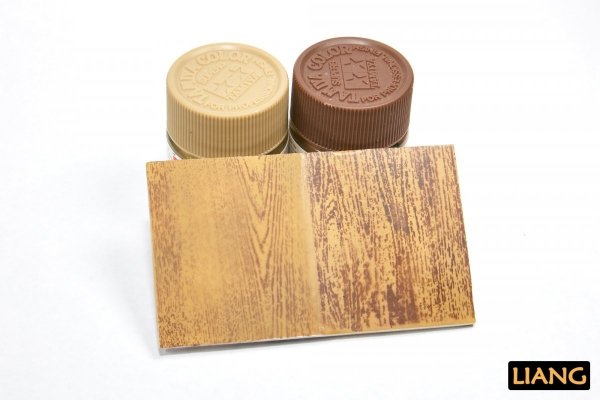 Liang 0301 Airbrush Stencil Wood Texture 1