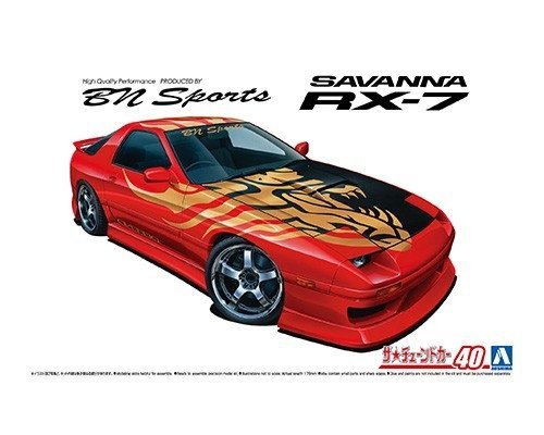 Aoshima 06150 BNSports FC3S RX-7 '89 (Mazda) 1/24