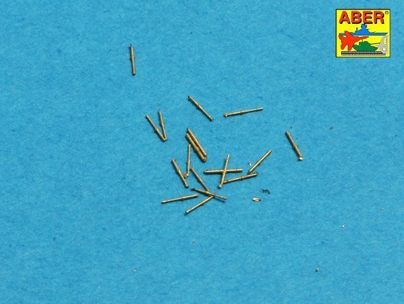Aber 700 L-36 Set of 20 pcs 37 mm /54 Breda gun barrels for Italian Navy ships (1:700)