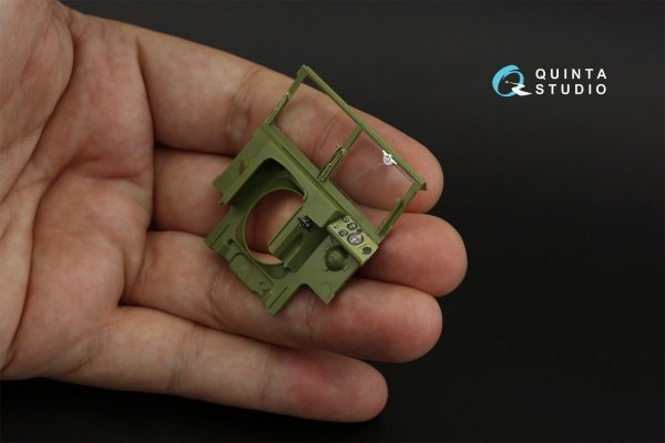 Quinta Studio QD35048 STZ-5 3D-Printed &amp; coloured Interior on decal paper (Zvezda) 1/35