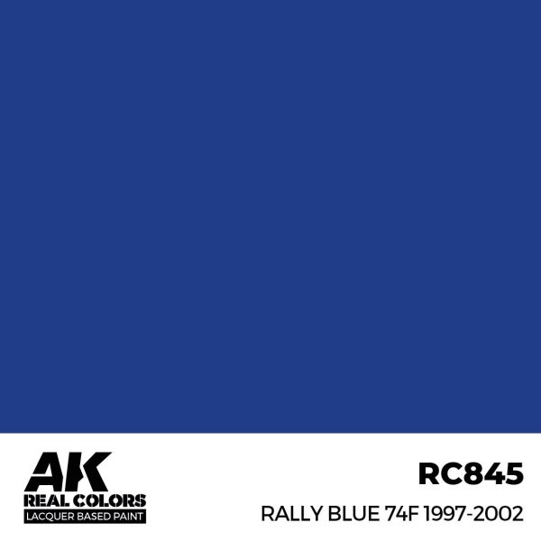 AK Interactive RC845 Rally Blue 74F 1997-2002 17 ml