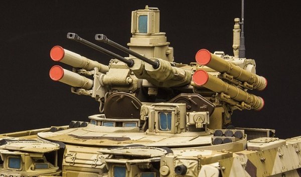 Meng Model TS-010 RUSSIAN TERMINATOR FIRE SUPPORT COMBAT VEHICLE BMPT w/KMT-8 (1:35)
