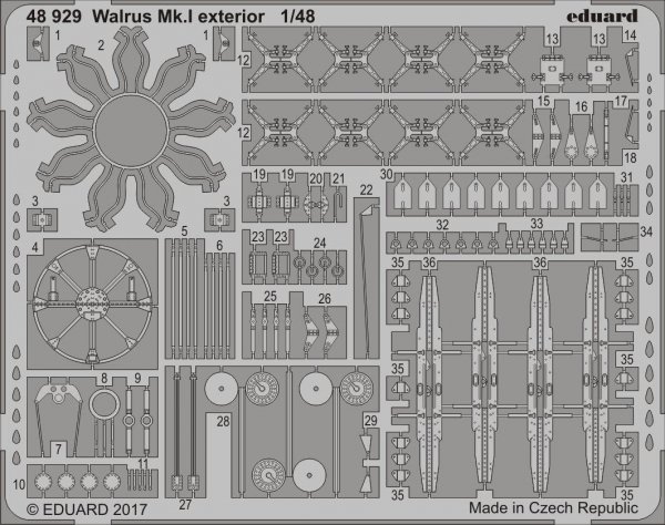 Eduard 48929 Walrus Mk. I exterior 1/48 AIRFIX