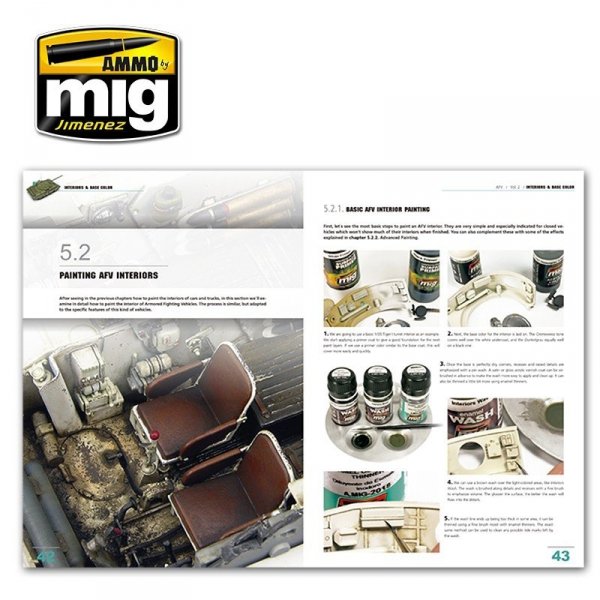 Ammo of Mig Jimenez 6201 ENCYKLOPEDIA TECHNIK MODELARSKICH – POJAZDY PANCERNE TOM 2 – MALOWANIE WNĘTRZ I PODSTAWY MALOWANIA (język polski)